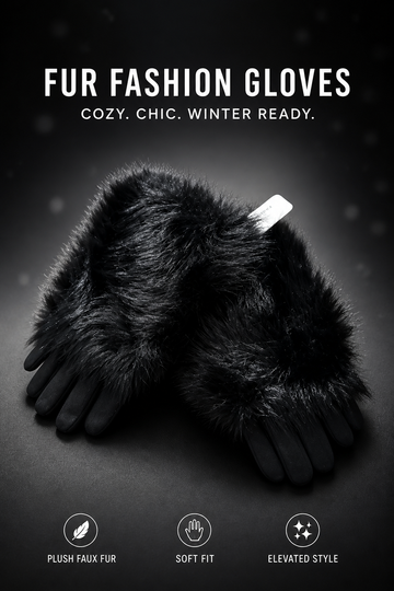 Fashion Fur Gloves