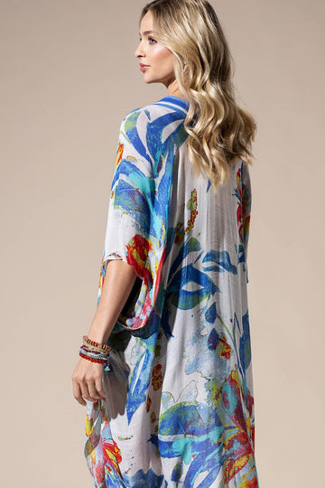 Watercolor Viscose Kimono