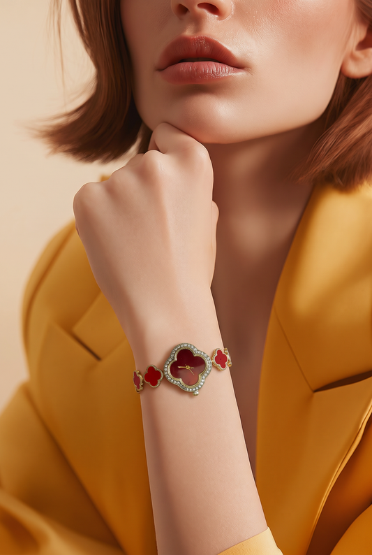Bling Clover Watch