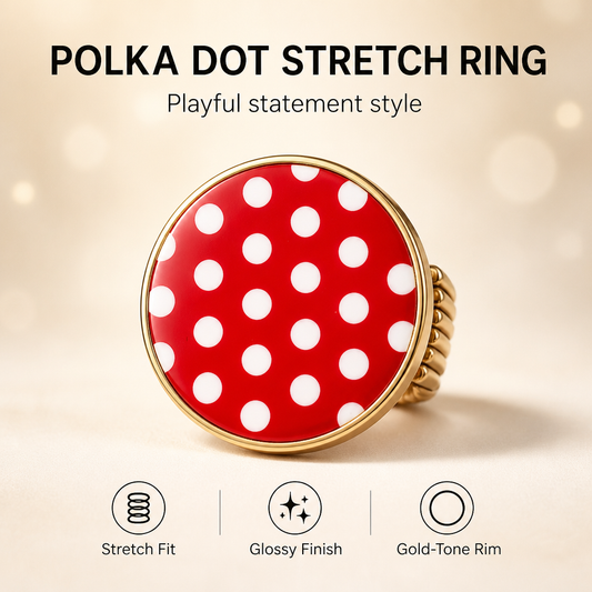Polka Dot Stretch Ring