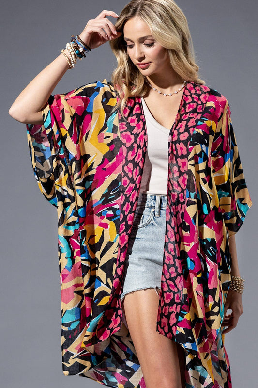 Abstract Multi Kimono