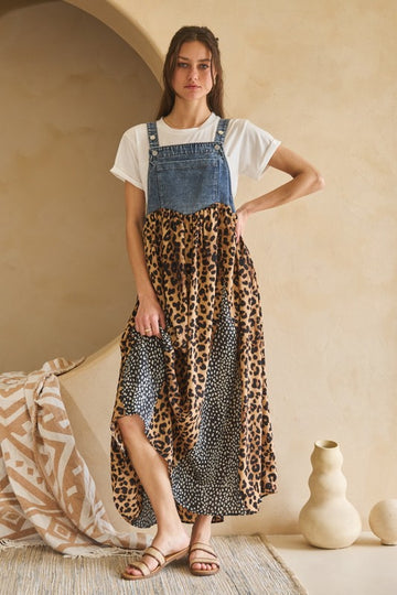 Denim Overall Dress