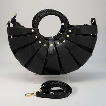 Faux Leather Crossbody Handbag