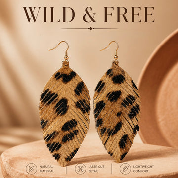 Faux Suede Fish Hook Earrings