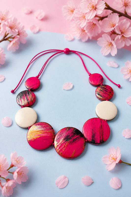 Acrylic Pull Tie Acrylic Necklace
