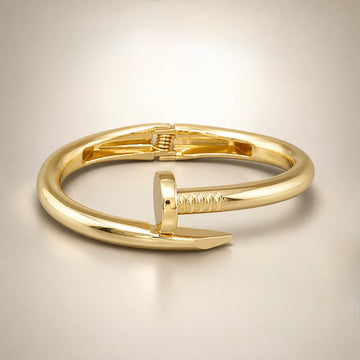 Hinge Closure Nail Bracelet