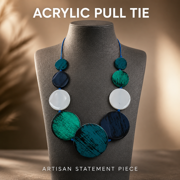 Acrylic Pull Tie Acrylic Necklace