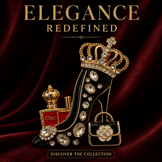 Crown Stiletto Brooch