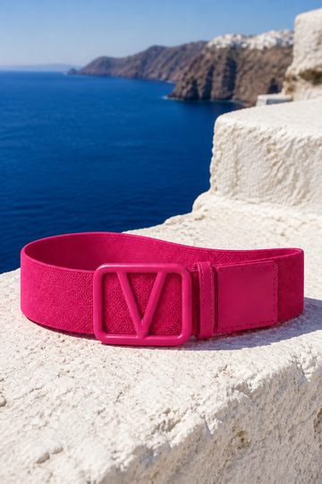 Fuchsia Stretch Belt