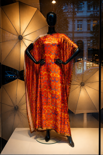 Kaftan With Scarf