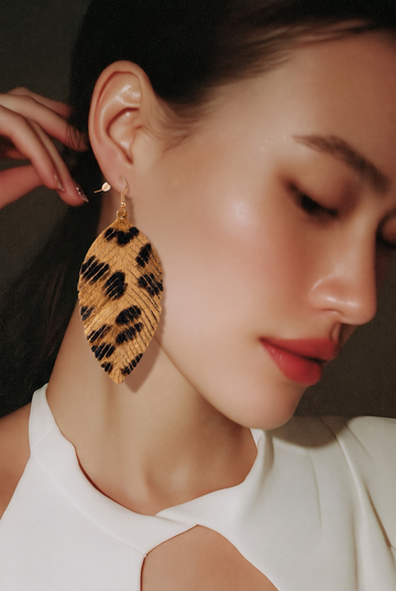 Faux Suede Fish Hook Earrings