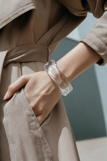 Clear Acrylic Bangle