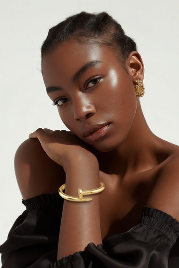 Hinge Closure Nail Bracelet