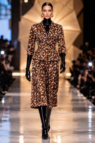 Leopard 2 Piece Pants Set