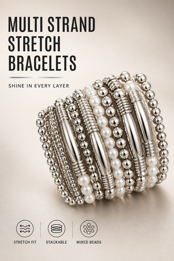 Multi Strand Stretch Bracelets