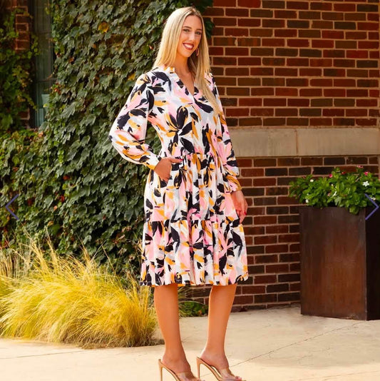 Multi Dress With Pockets