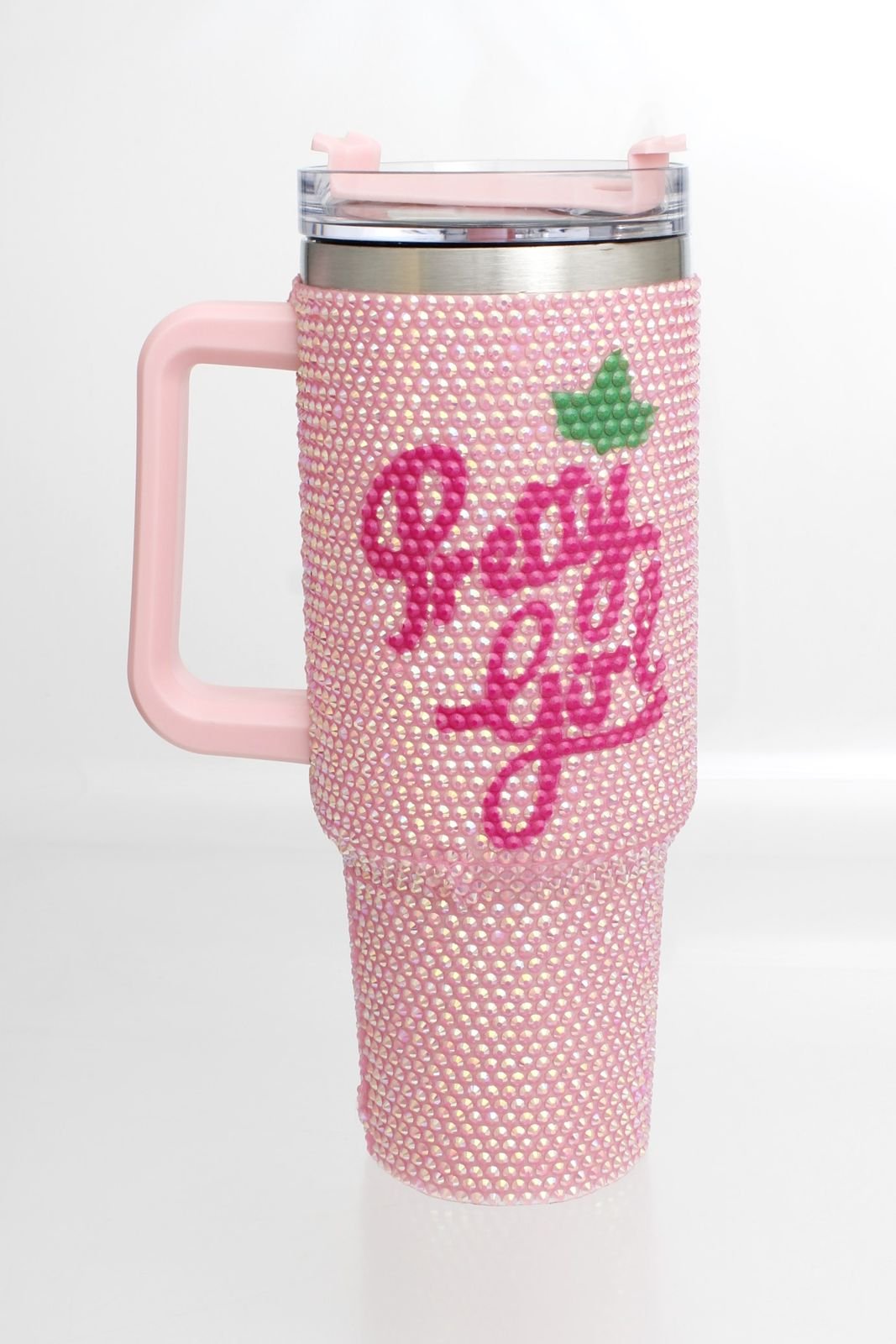 AKA Sorority Pink Bling 40.5 oz Tumbler Cup