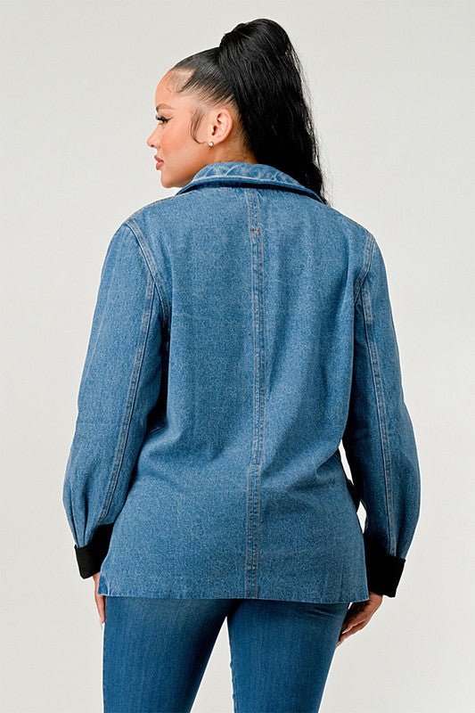 Athina Cute Denim Blazer