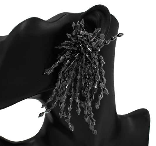 Post Back Fringe Earrings