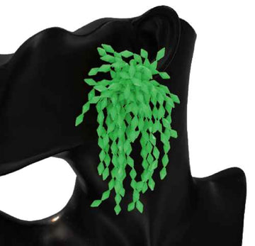 Post Back Fringe Earrings