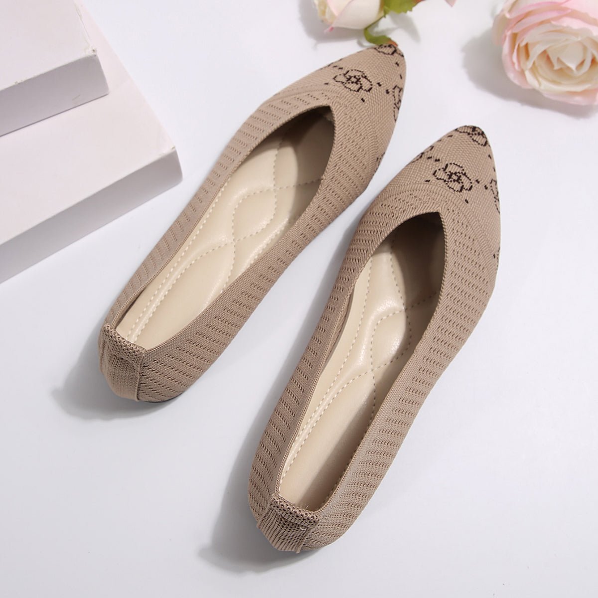 Point Toe Flat Slip - Ons