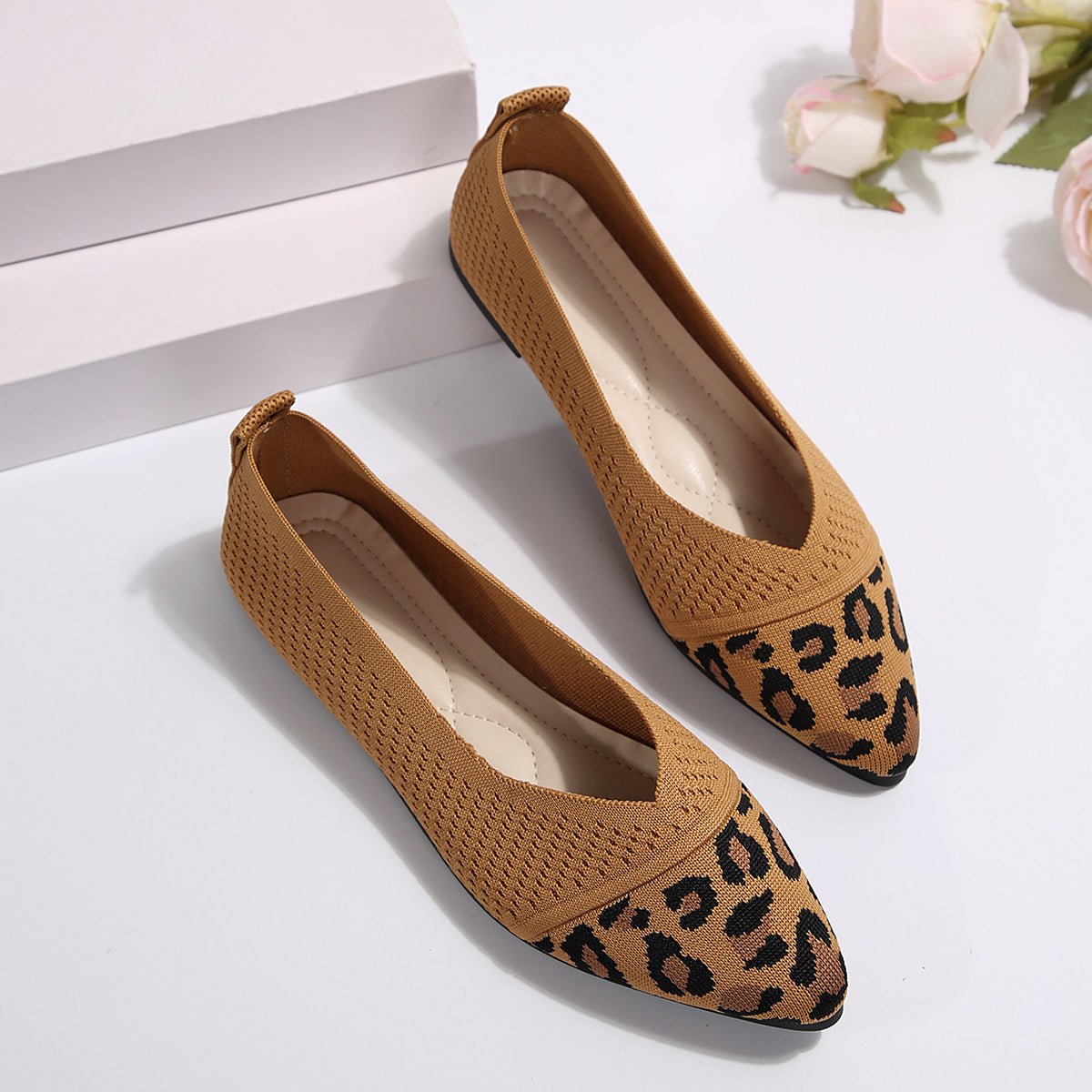 Point Toe Flat Slip - Ons