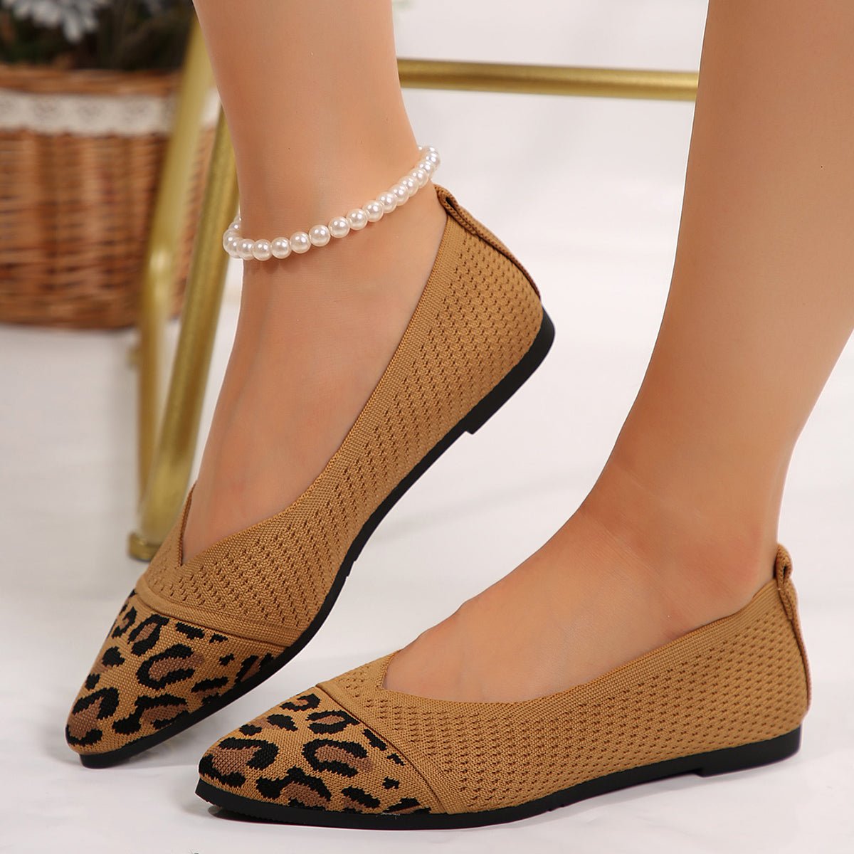 Point Toe Flat Slip - Ons