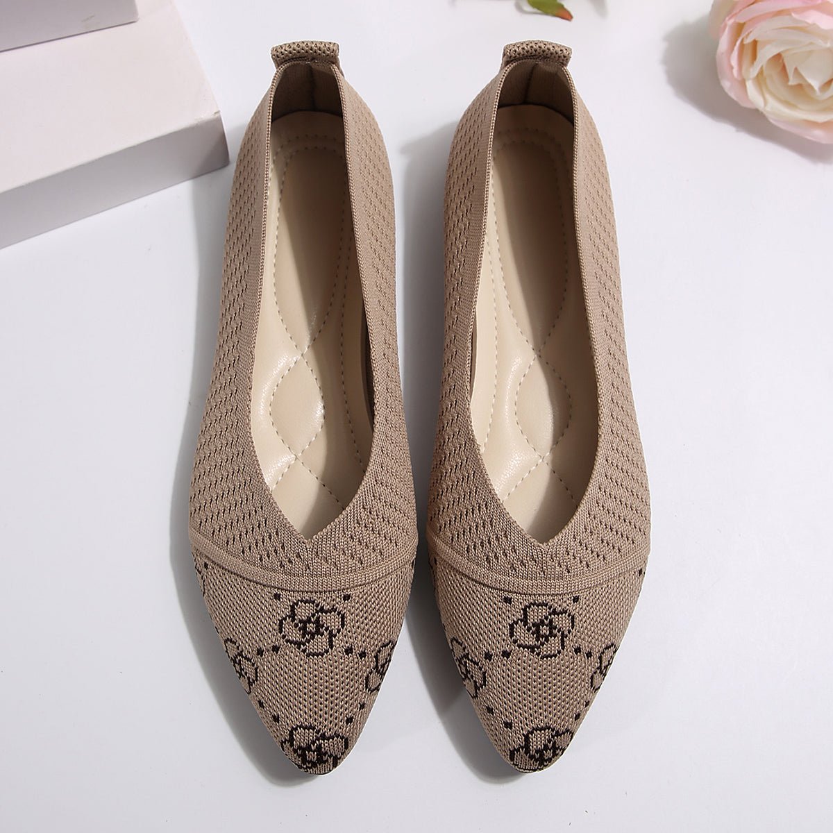 Point Toe Flat Slip - Ons